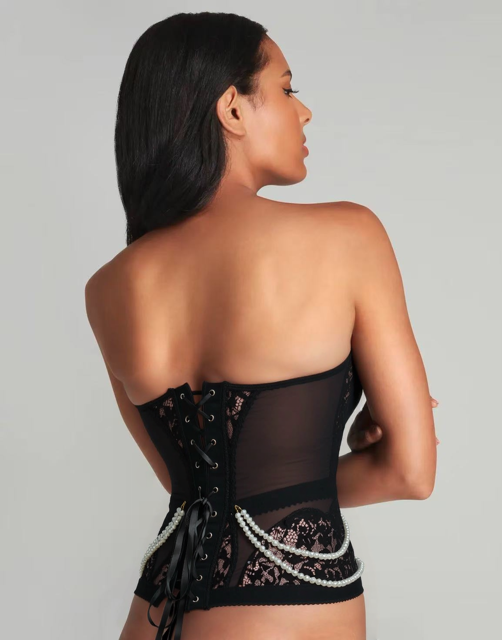 Ensemble Corset Serena Black Pearl